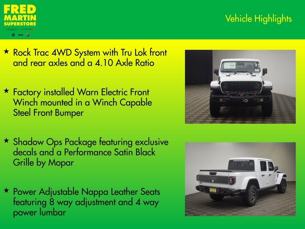 New 2026 Bright White Clear-Coat Exterior Paint Jeep Shadow Ops image 8