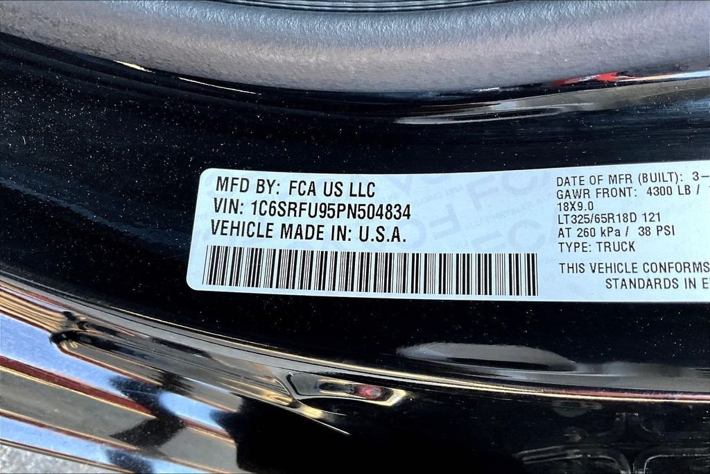 Used 2023 Black Ram TRX image 5