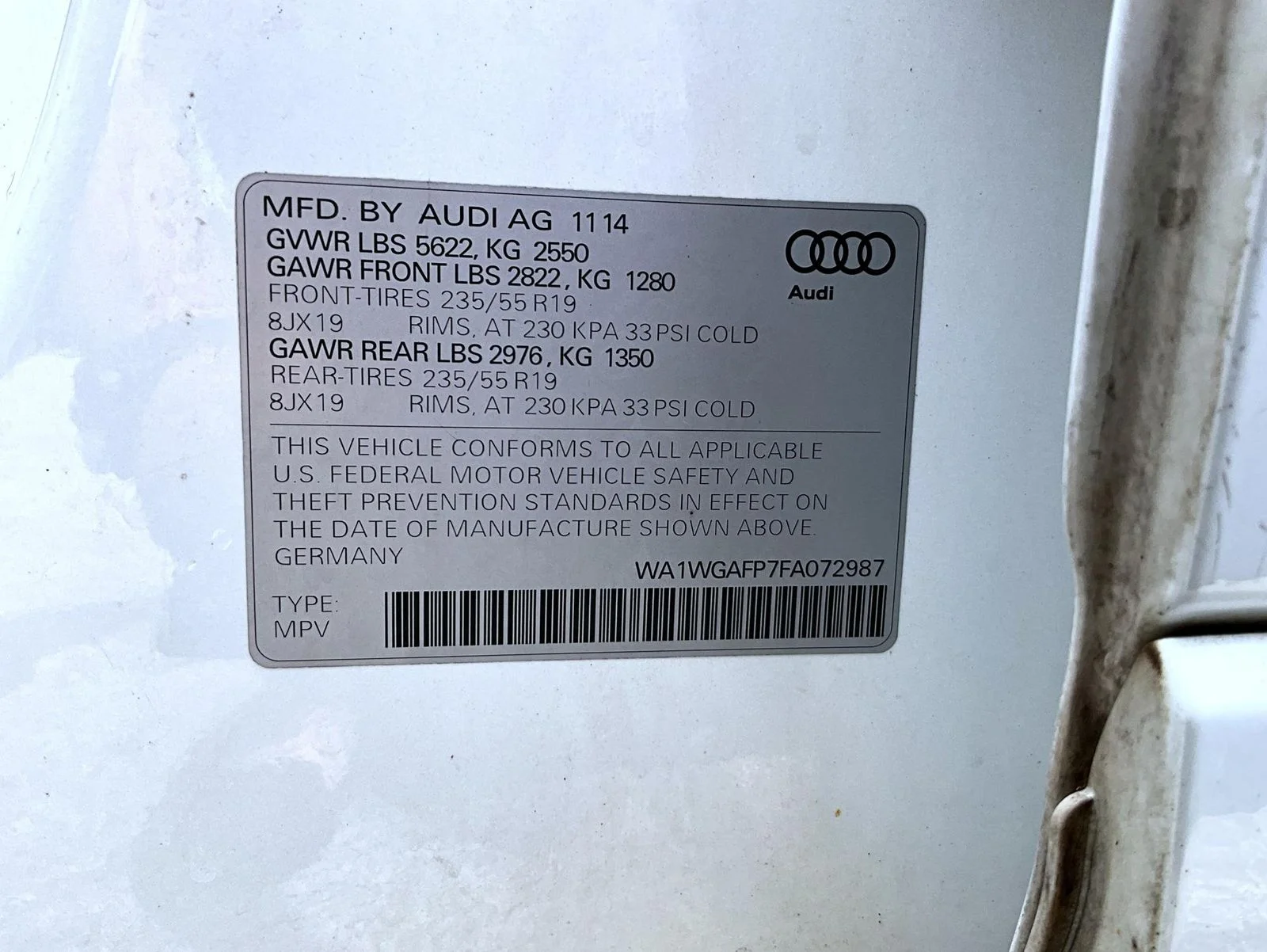 Used 2015 White Audi 3.0T Prestige image 27