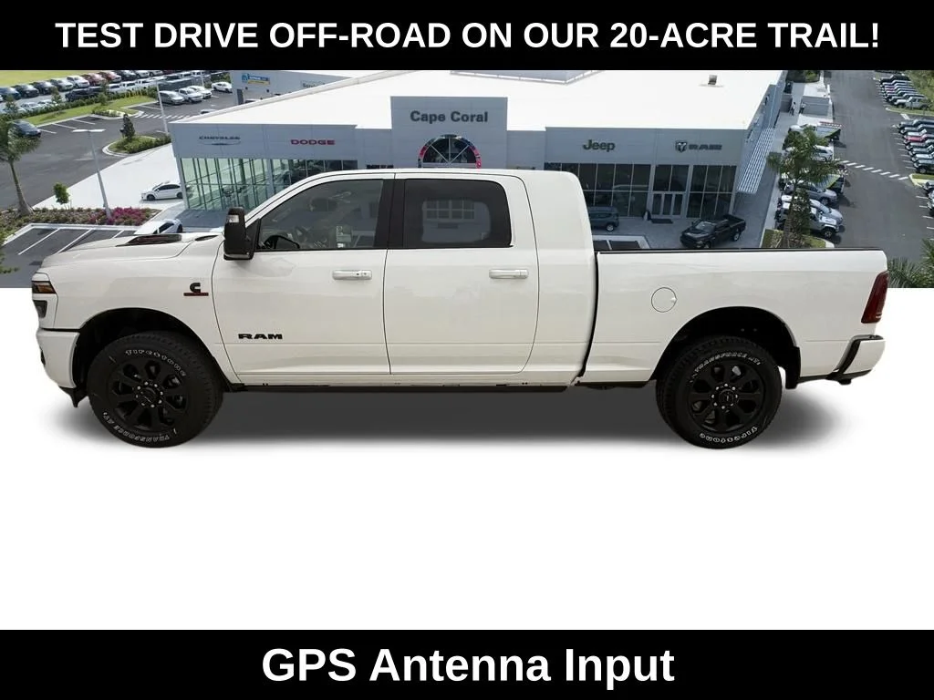 New 2026 Bright White Clear-Coat Exterior Paint RAM Laramie image 8