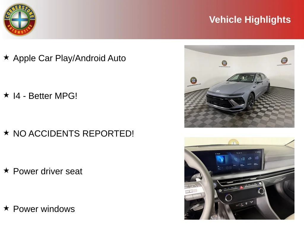 Used 2025 Hyundai Sonata SEL with VIN KMHL64JA6SA507021 for sale in Elk River, Minnesota