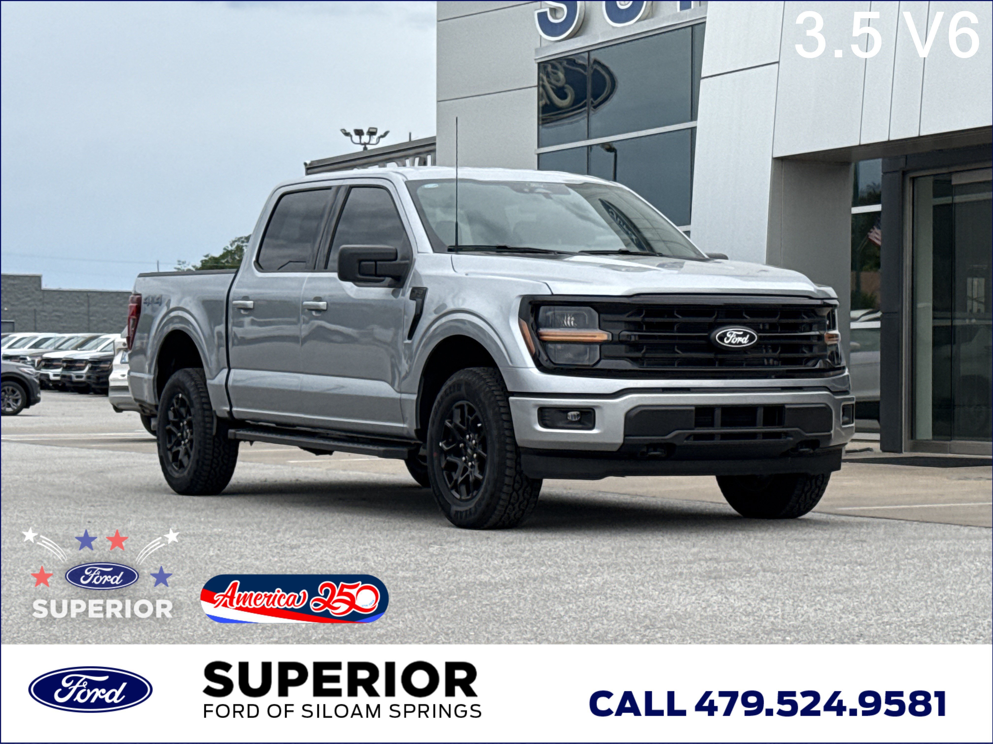 New 2026 Iconic Silver Metallic Ford XLT 4WD image 1