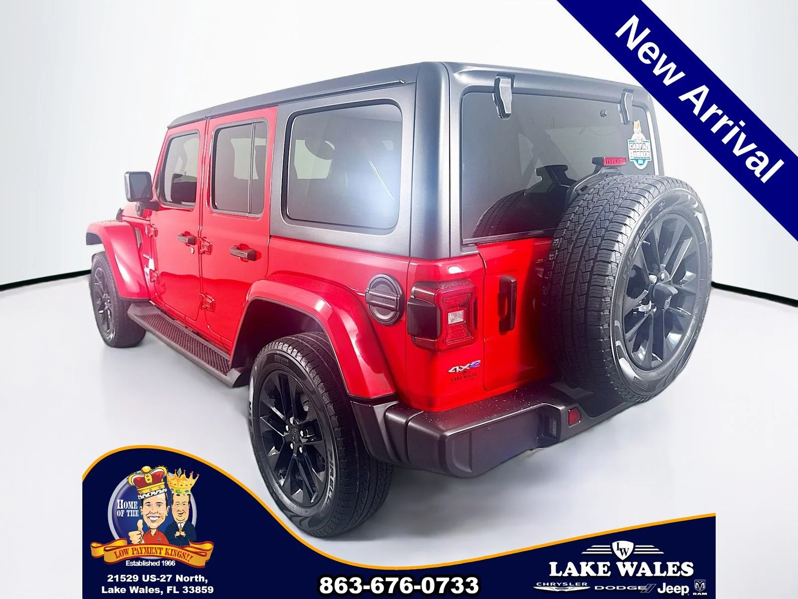 Used 2023 Red Jeep Sahara 4xe image 5