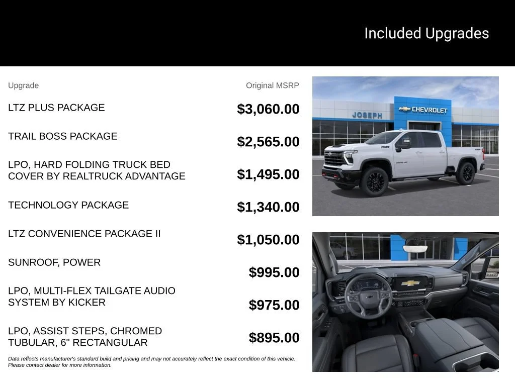 New 2026 Summit White Chevrolet LTZ image 3