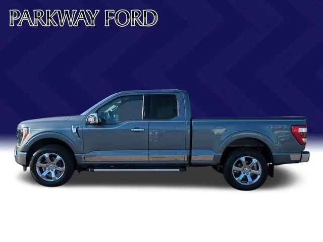 Used 2022 Gray Ford Lariat image 2