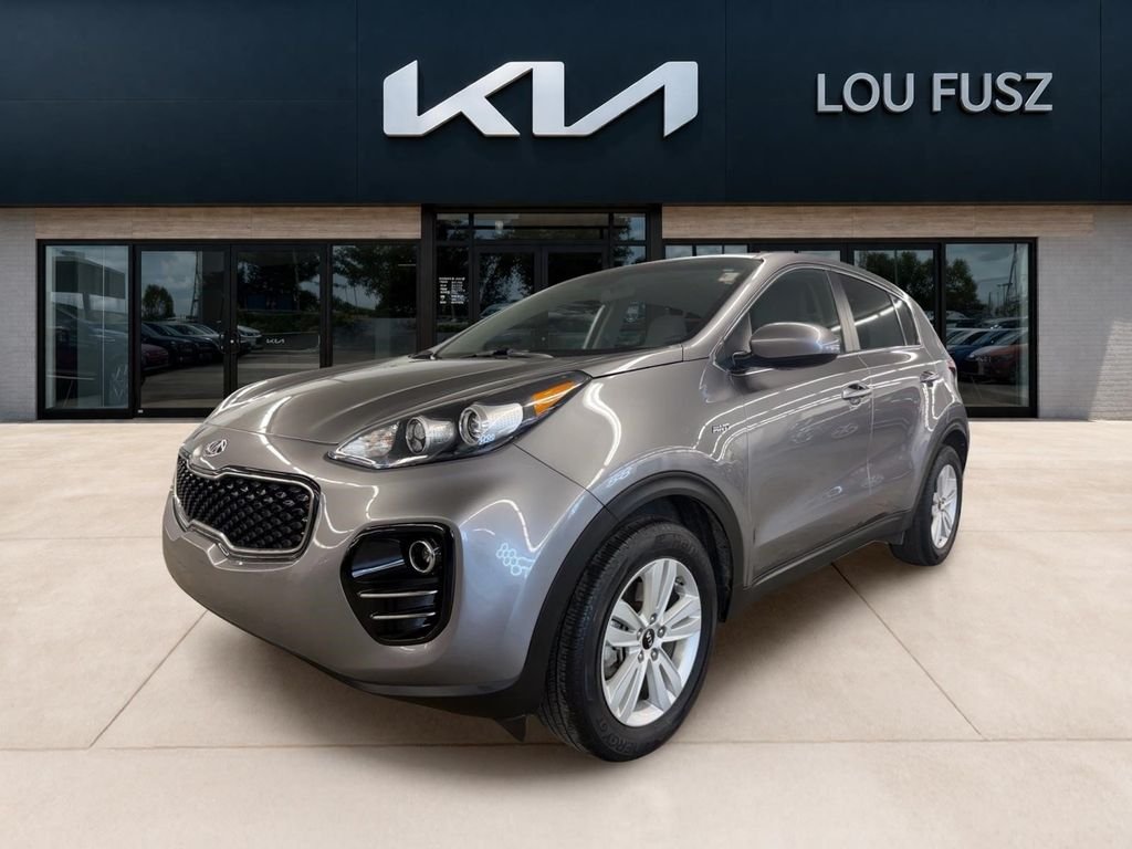 Used 2018 Silver Kia LX image 1