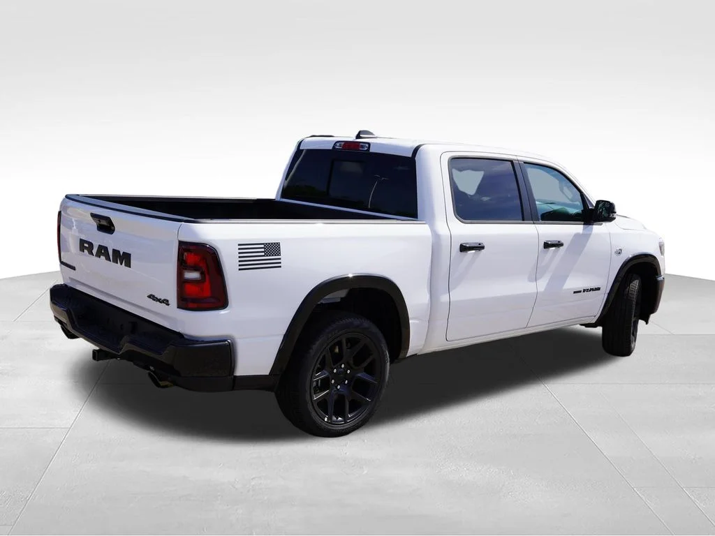 New 2026 Bright White Clear-Coat Exterior Paint RAM Laramie image 3