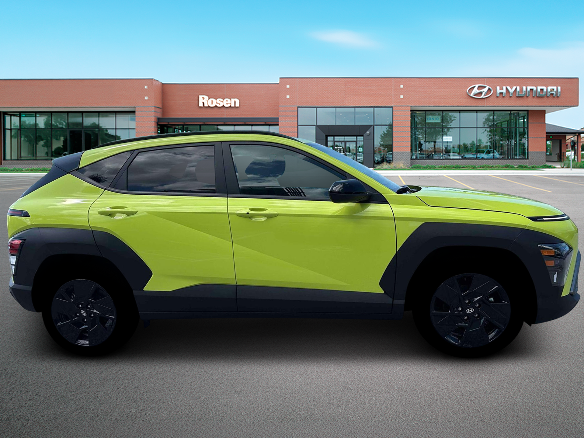 New 2026 Yellow Hyundai SEL Sport AWD image 9