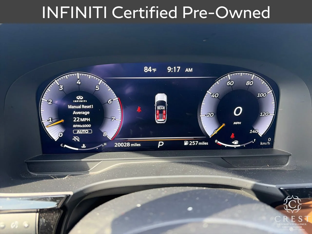 Certified Used 2025 Majestic White Black Obsid INFINITI AUTOGRAPH image 21