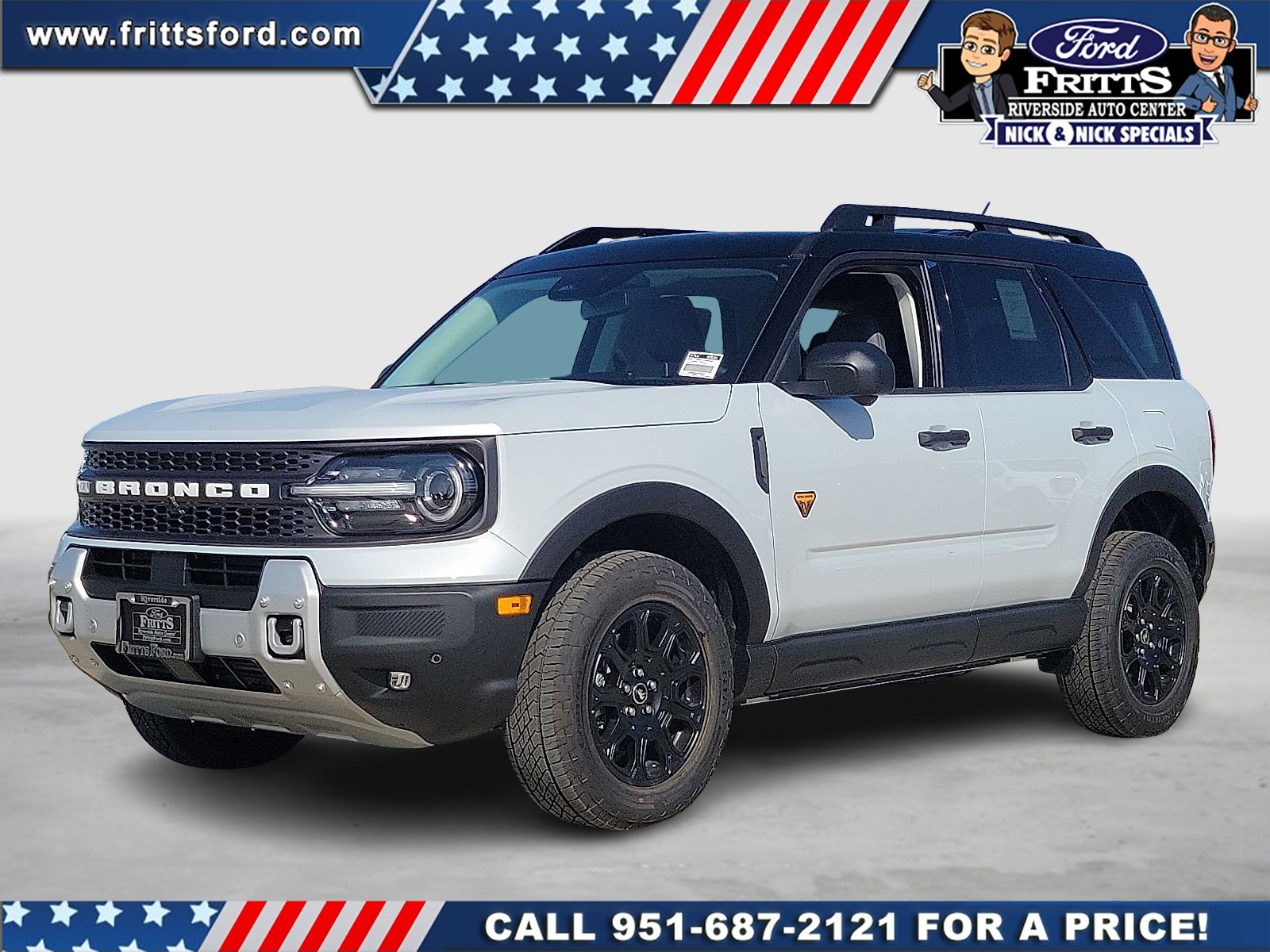 New 2026 Space White Metallic Ford Badlands® image 1
