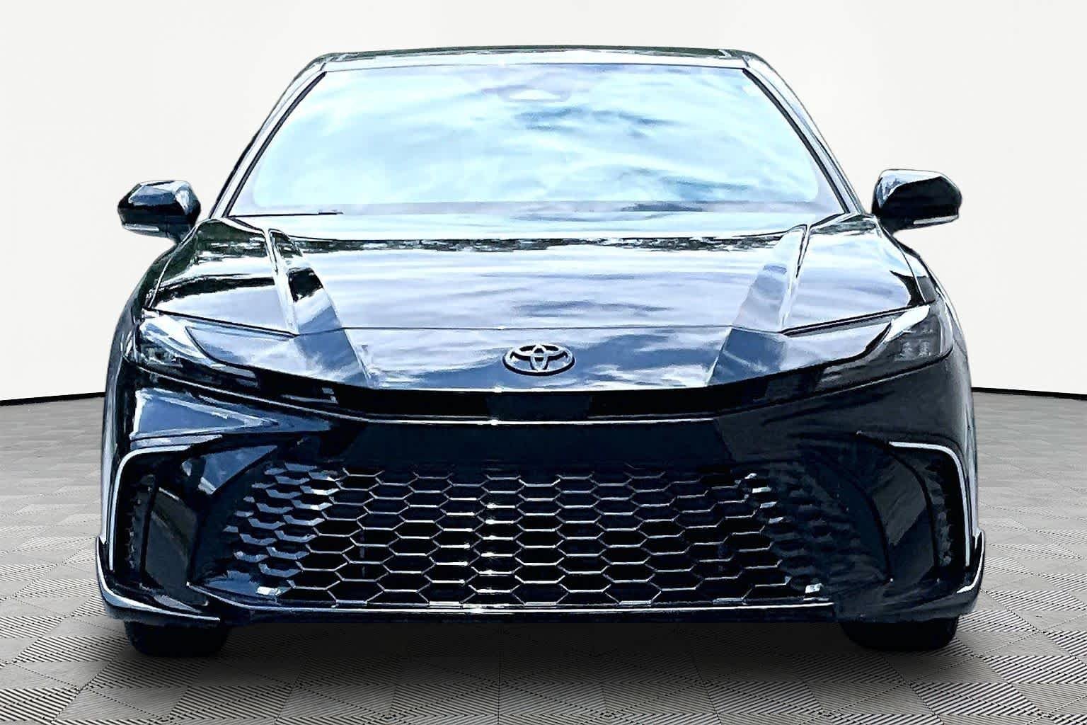 Used 2025 Midnight Black Metallic Toyota XSE image 4