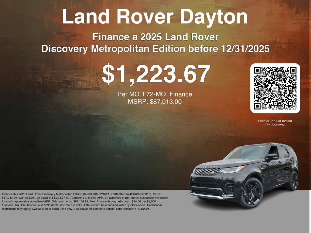New 2025 Santorini Black Land Rover Metropolitan Edition image 7