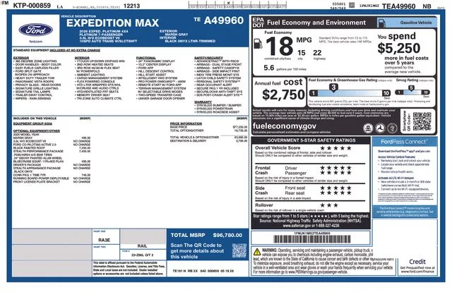 New 2026 Gray Ford Platinum image 6