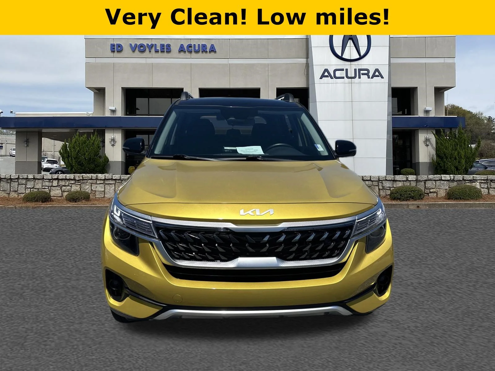 Used 2023 Starbright Yellow/Black Roof Kia Nightfall image 2