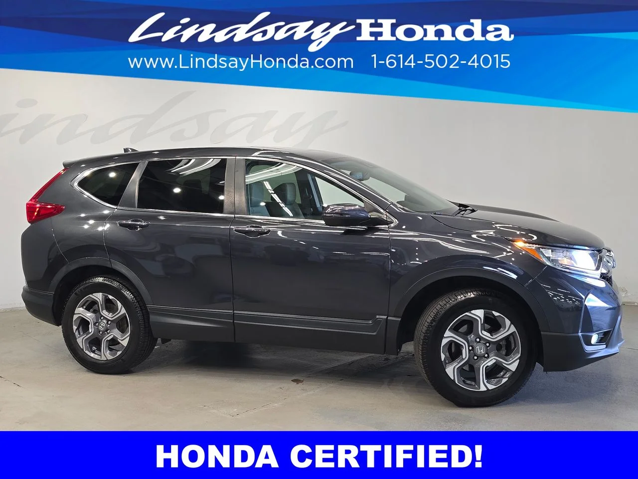 Certified Used 2019 Modern Steel Metallic Honda EX-L image 3
