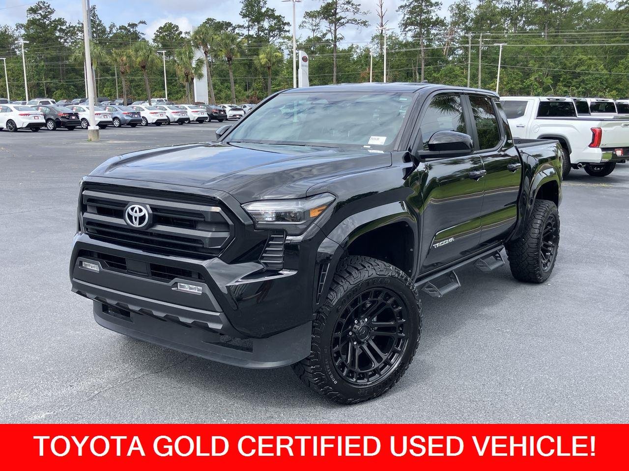 Used 2024 Black Toyota SR5 Double Cab image 1
