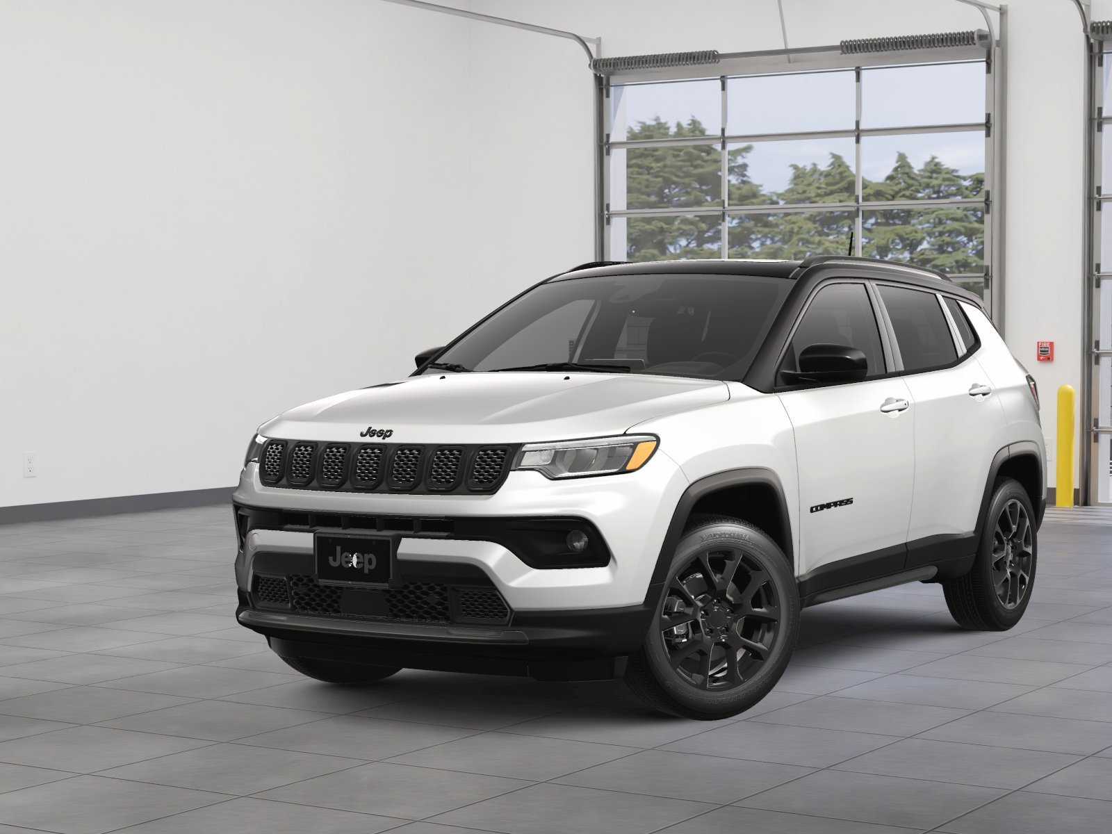 New 2024 Bright White Clear-Coat Exterior Paint Jeep Latitude image 29