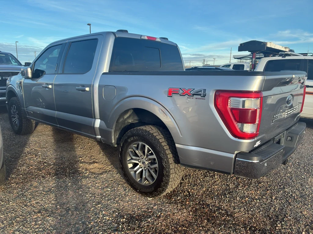 Used 2021 Iconic Silver Metallic Ford LARIAT image 9