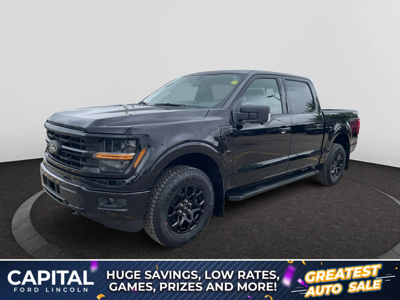 New 2026 Agate Black Metallic Ford XLT image 1
