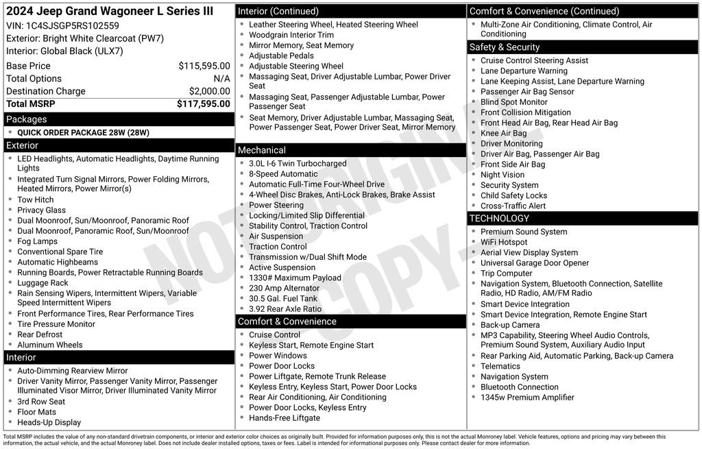 Used 2024 White Jeep Series III image 10