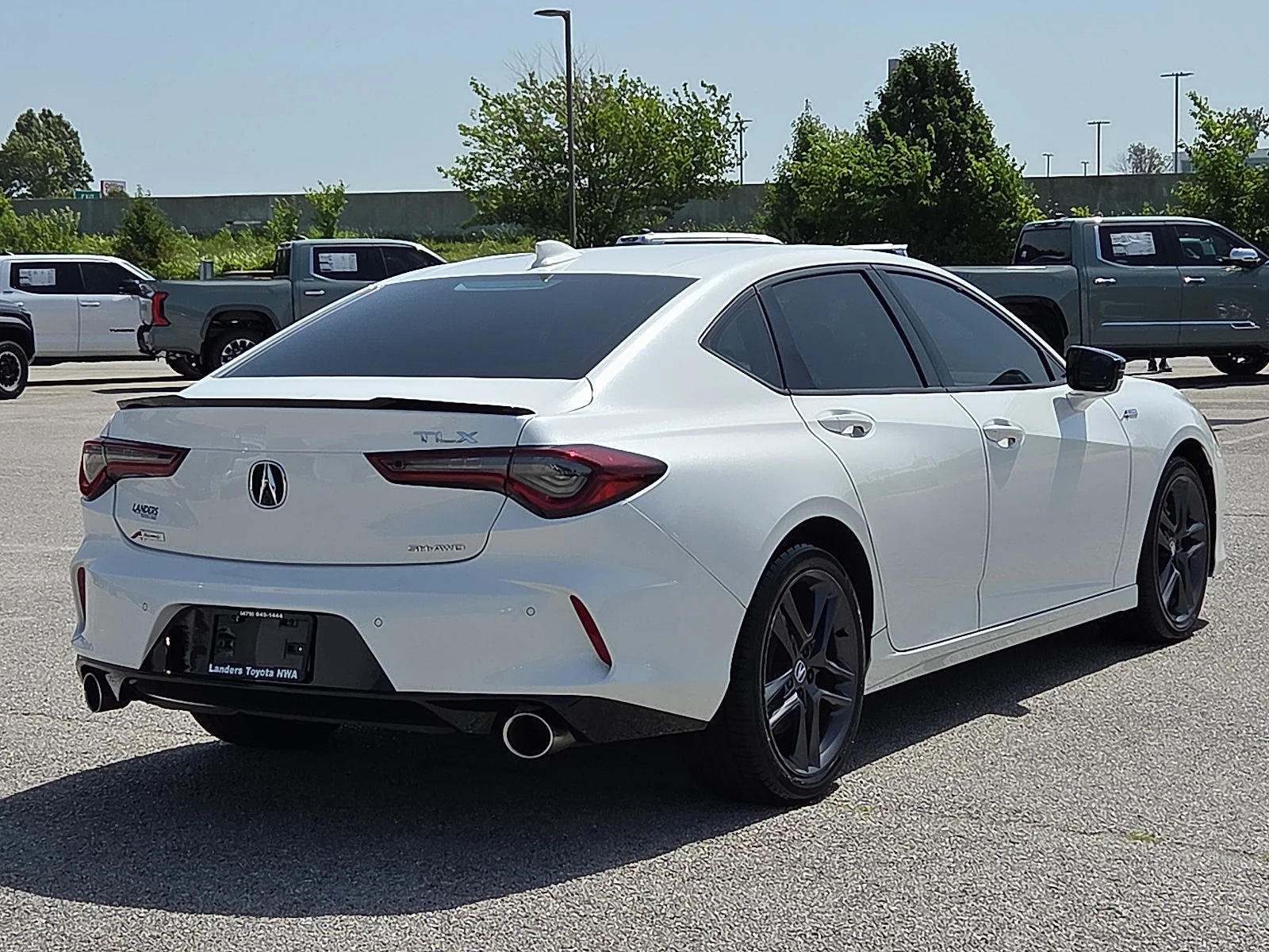 Used 2025 Platinum White Pearl Acura w/A-Spec Package image 5