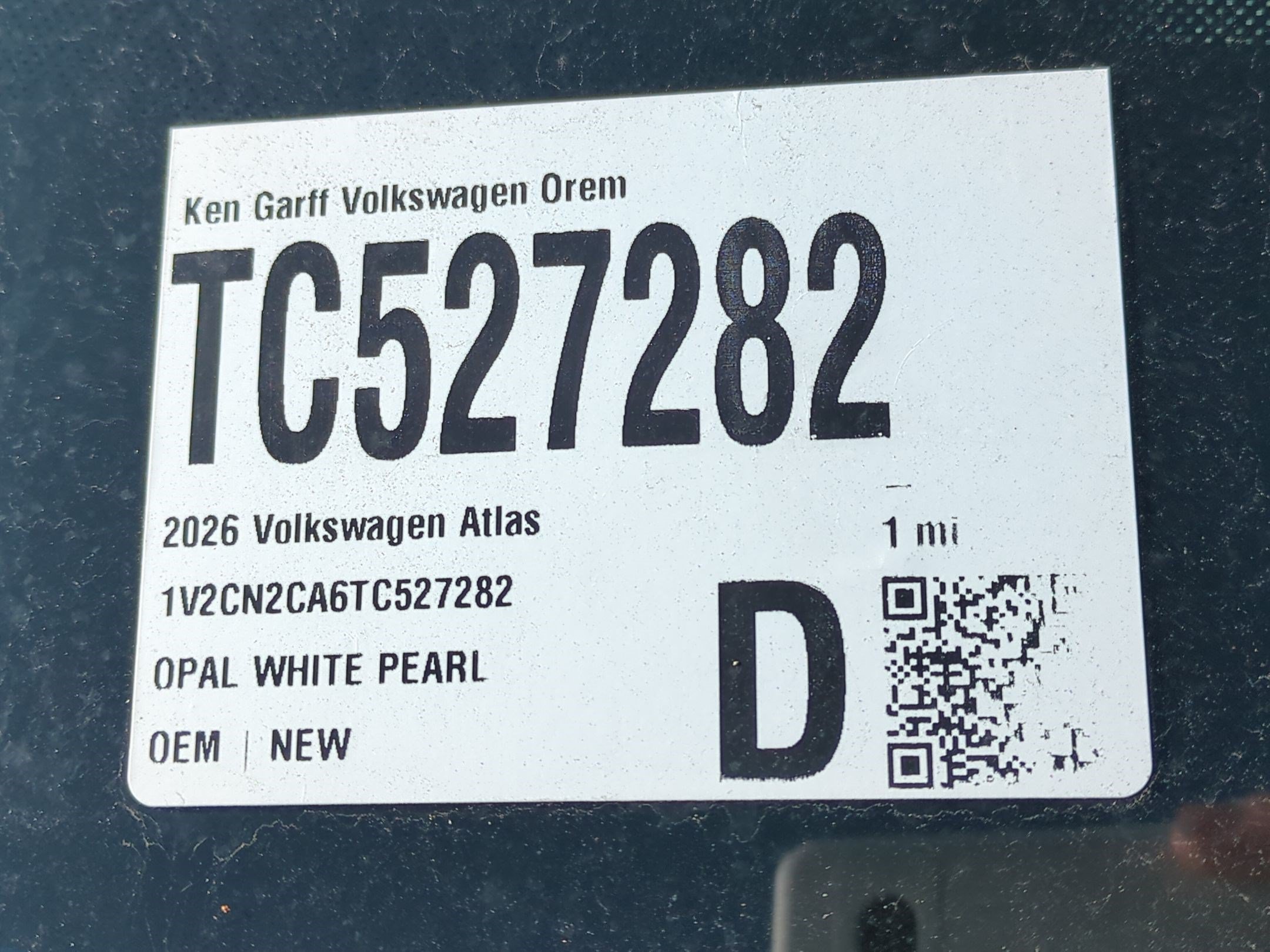 New 2026 Opal White Pearl Volkswagen 2.0T Peak Edition image 18