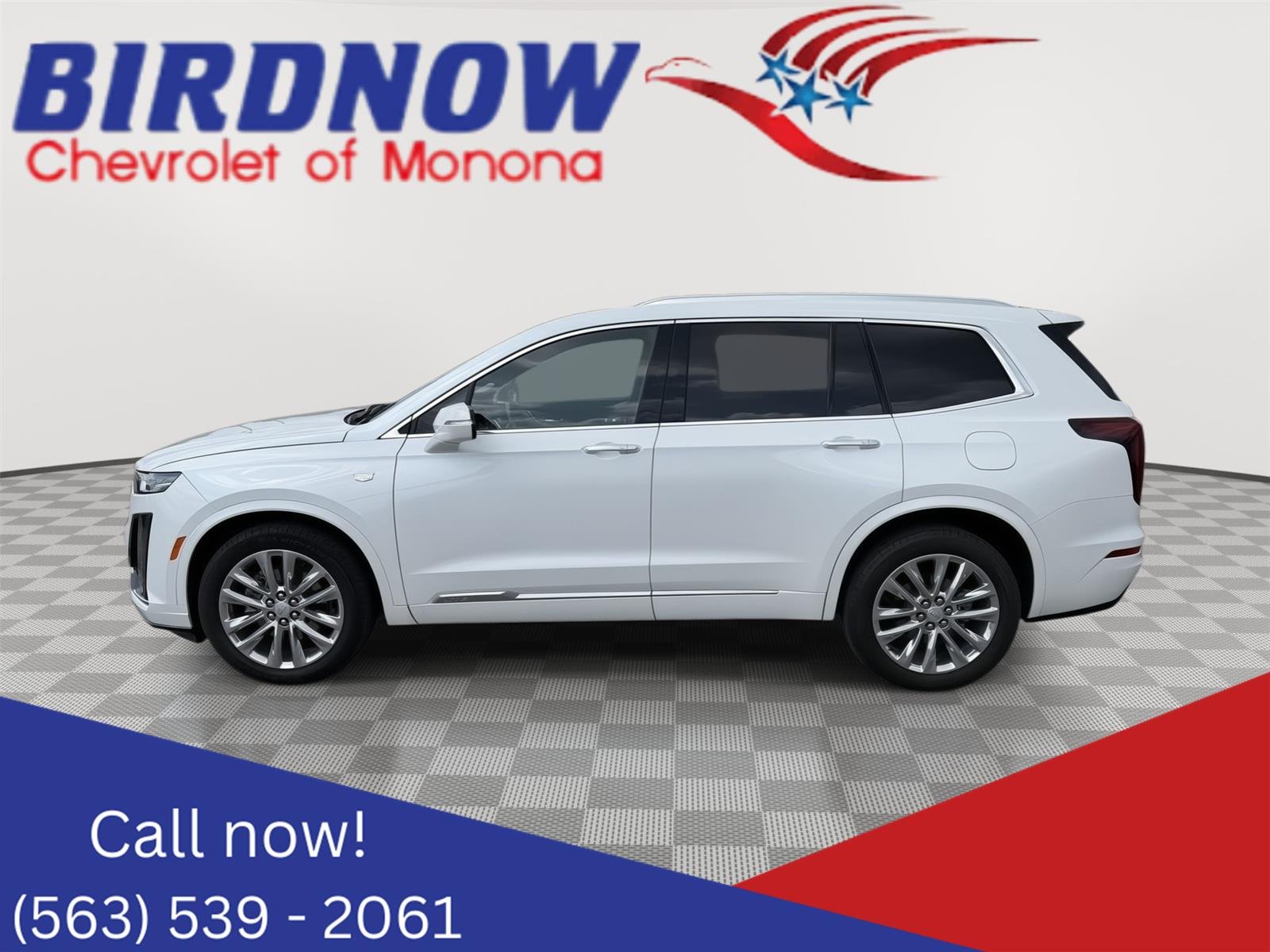 Used 2023 Crystal White Tricoat Cadillac Premium Luxury image 1