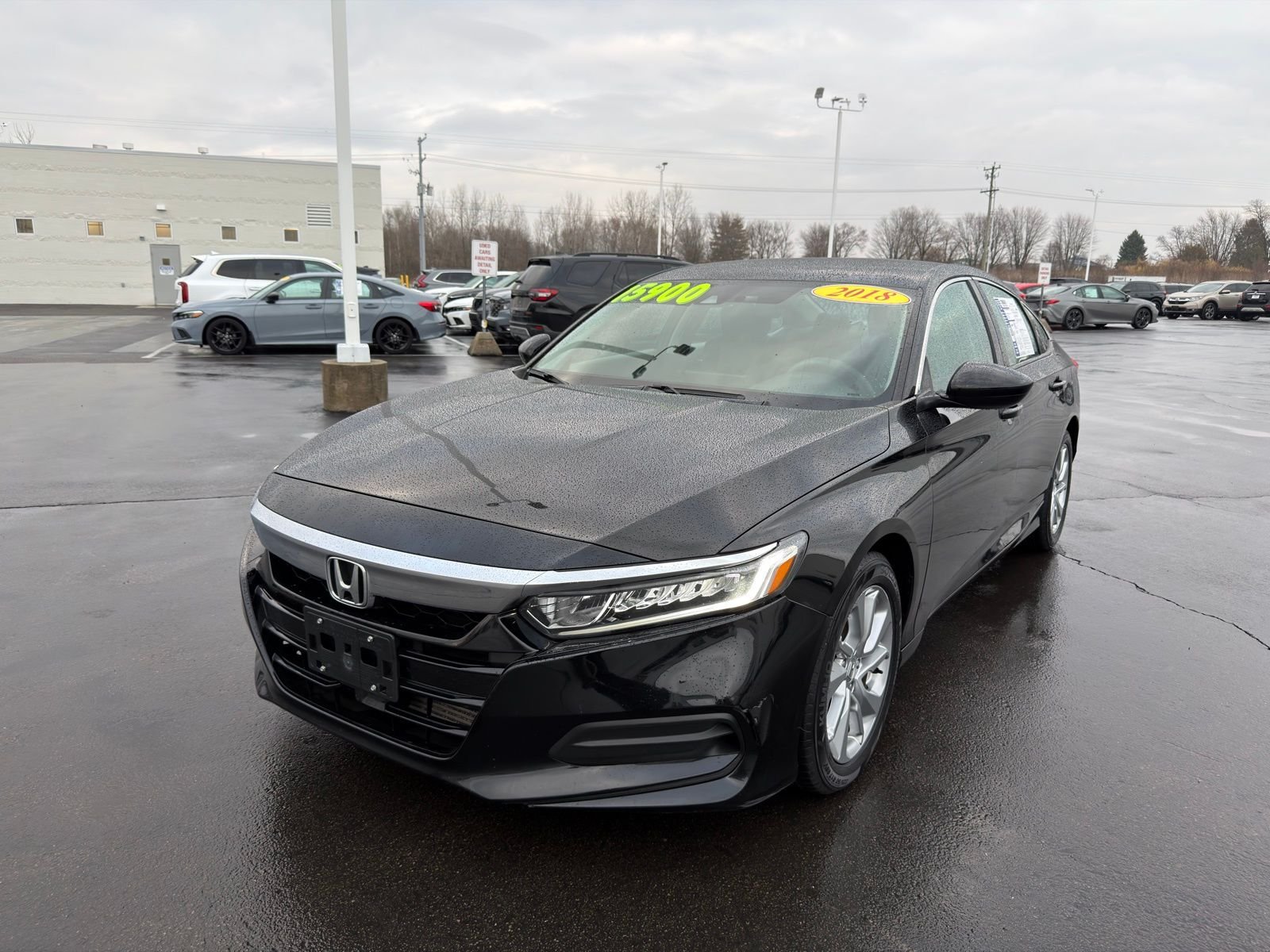 Used 2018 Honda Accord LX with VIN 1HGCV1F10JA221051 for sale in Lima, OH
