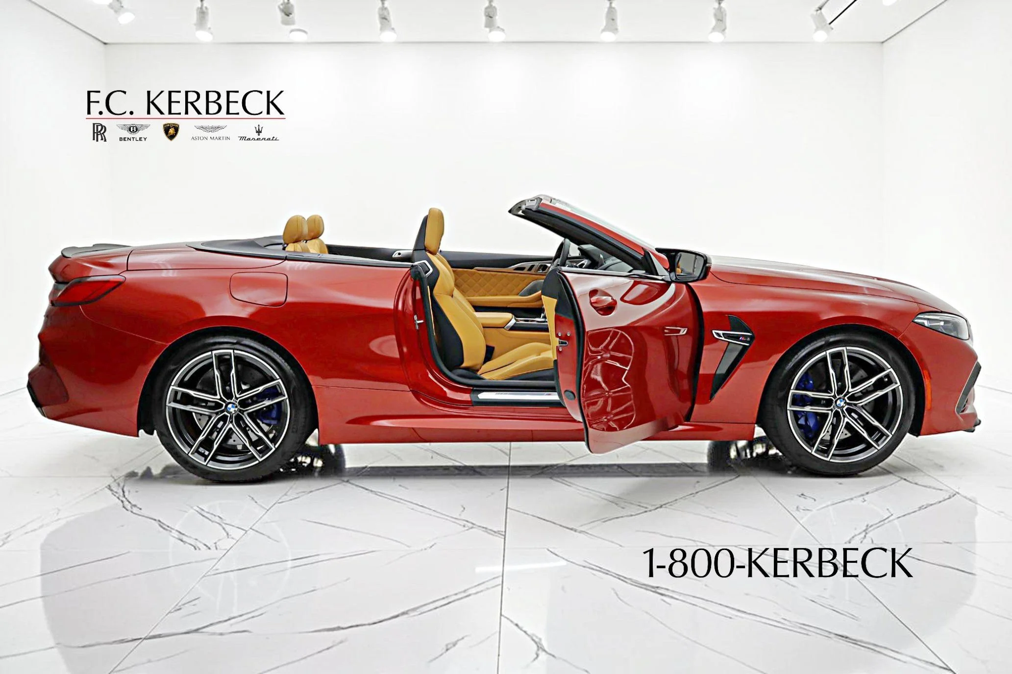 Used 2020 Motegi Red Metallic BMW Convertible image 12
