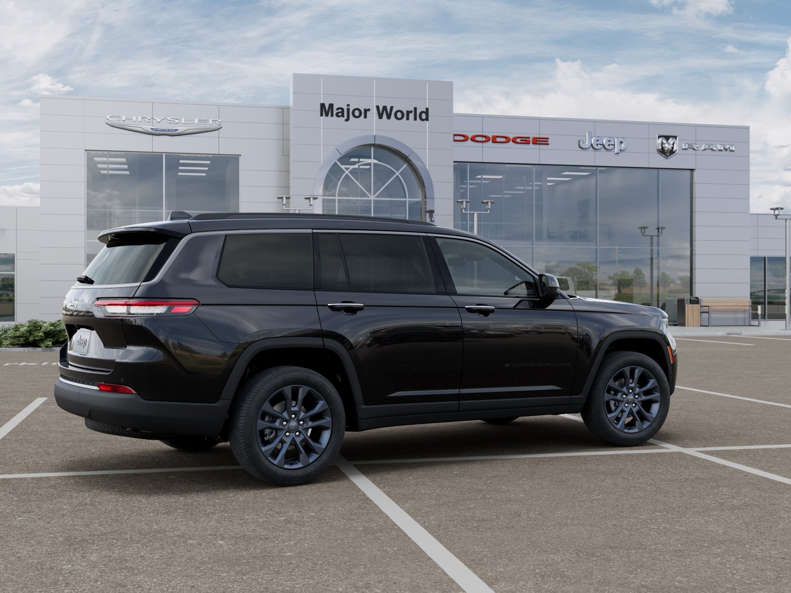 New 2026 Diamond Black Crystal Pearl-Coat Exterior Paint Jeep  image 4