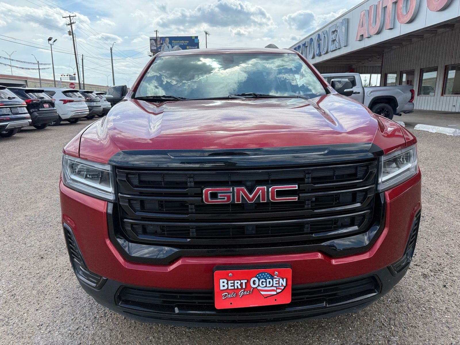 Used 2021 Red GMC SLE image 2