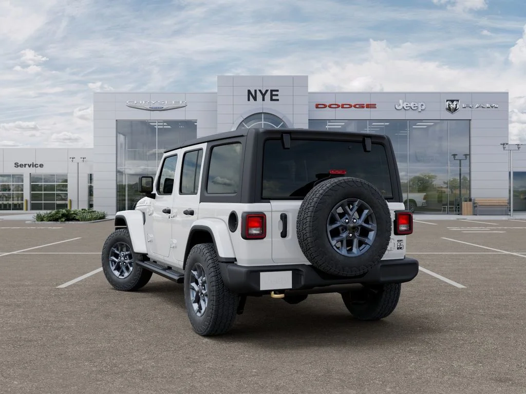 New 2026 Bright White Clearcoat Jeep 85th Anniversary Edition image 3