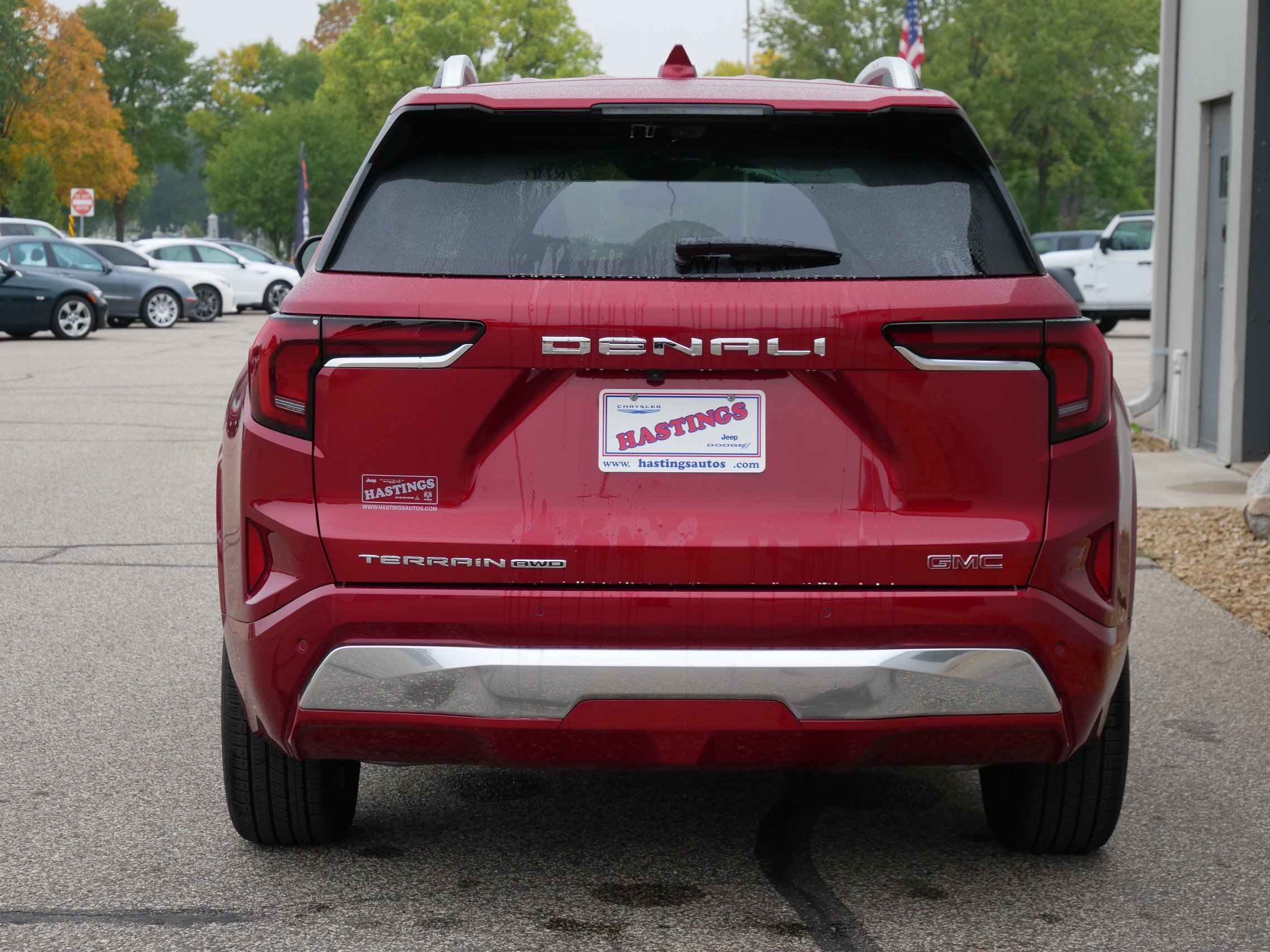 Used 2026 Volcanic Red Tintcoat GMC AWD Denali image 4