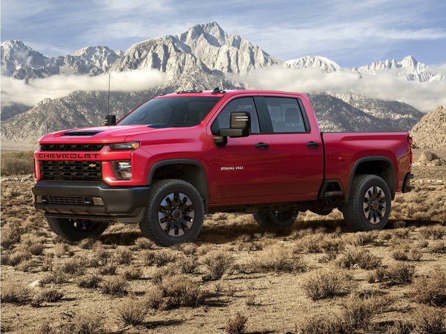 Pre-Owned 2022 Chevrolet Silverado 2500 HD Custom Four Wheel Drive Crew Cab