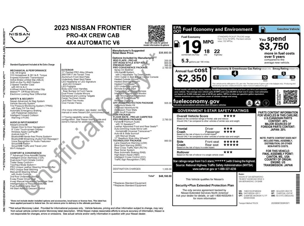 Used 2023 Gray Nissan PRO-4X image 4
