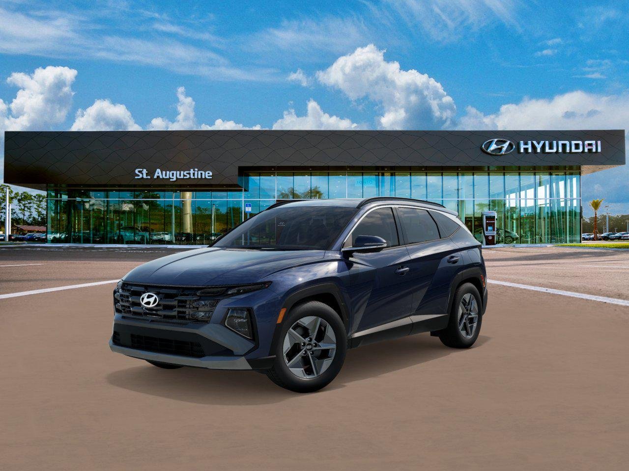 New 2026 Atlantis Blue Hyundai SEL Premium FWD image 1