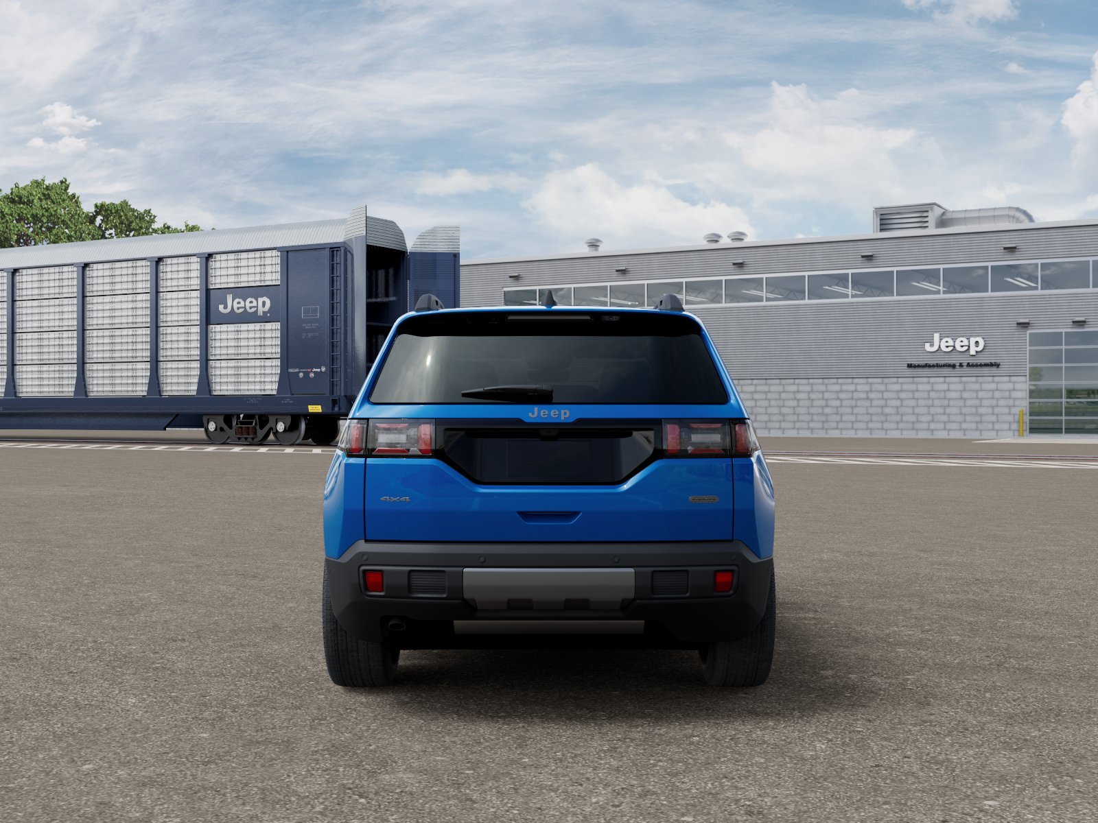New 2026 Hydro Blue Pearl-Coat Exterior Paint Jeep Overland image 16