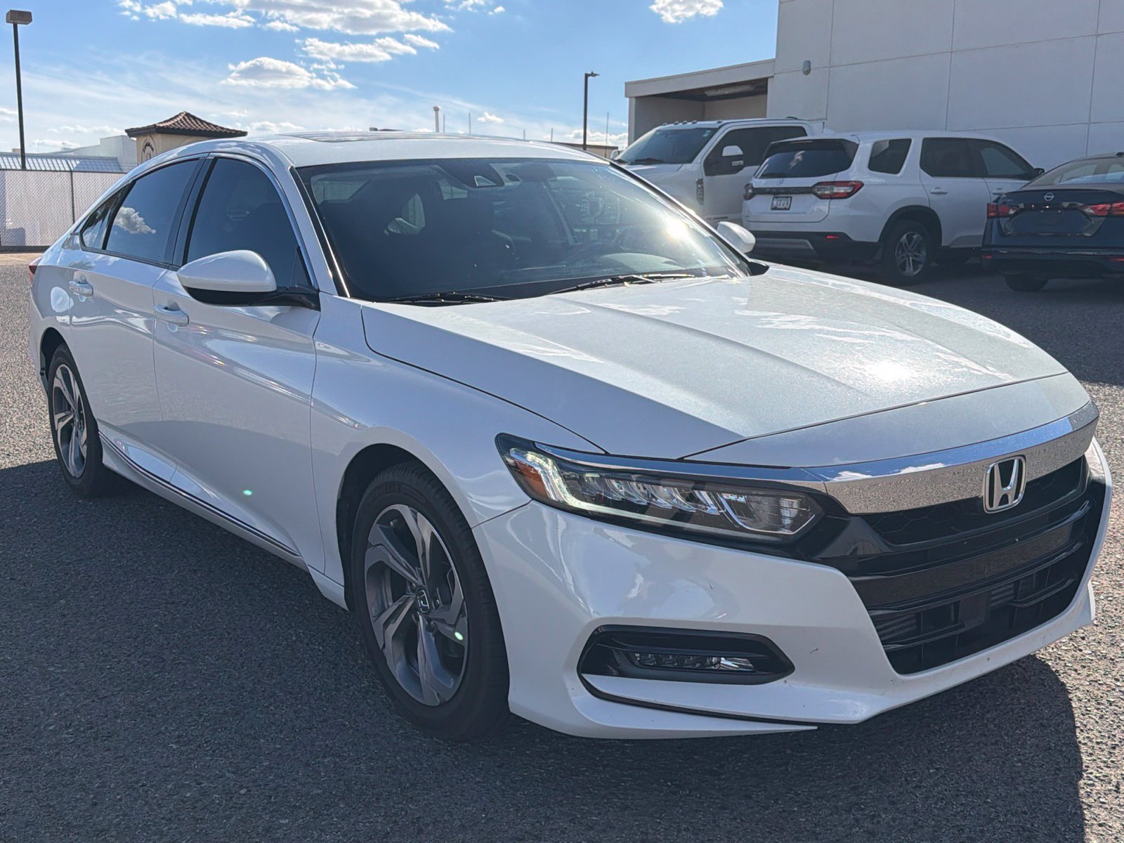 Certified Used 2020 Platinum White Pearl Honda EX image 7