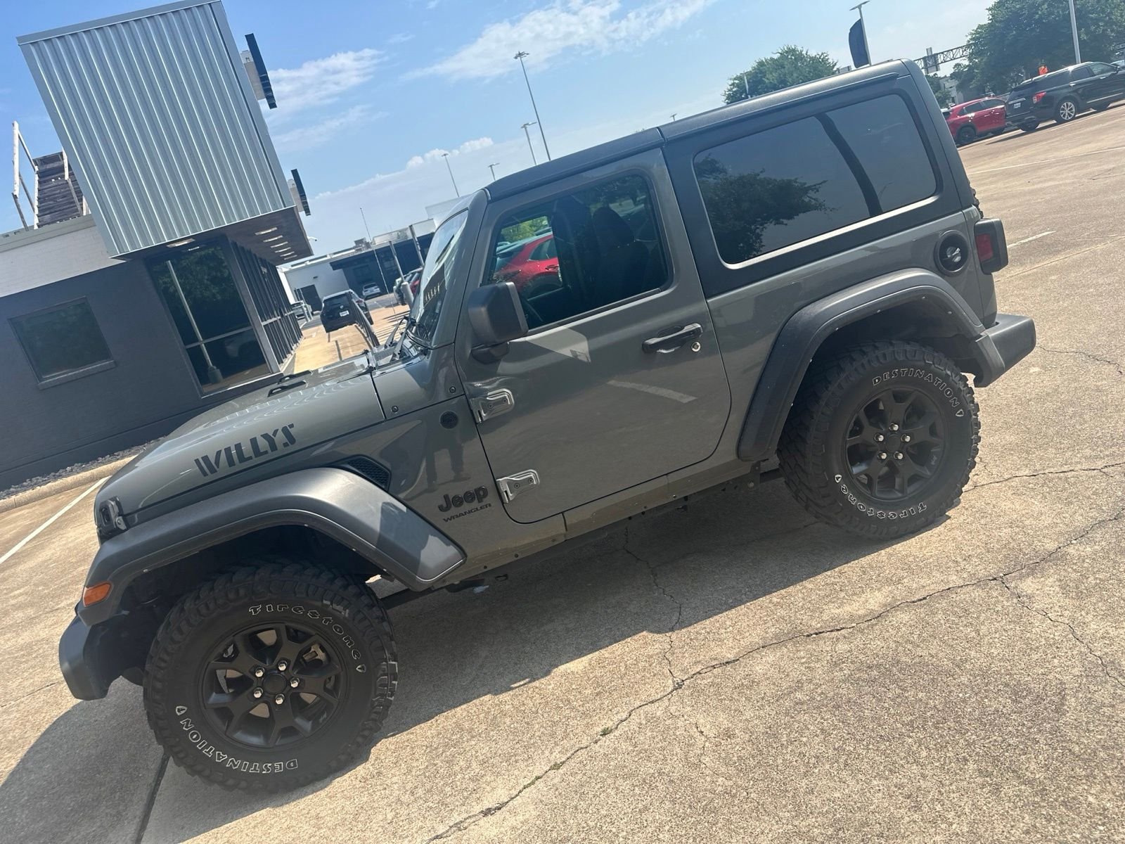 Used 2022 Gray Clearcoat Jeep Willys image 4