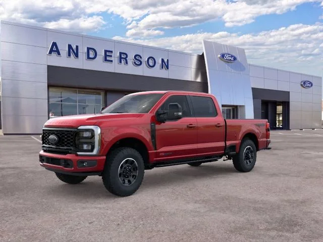 New 2026 Red Ford Lariat image 1