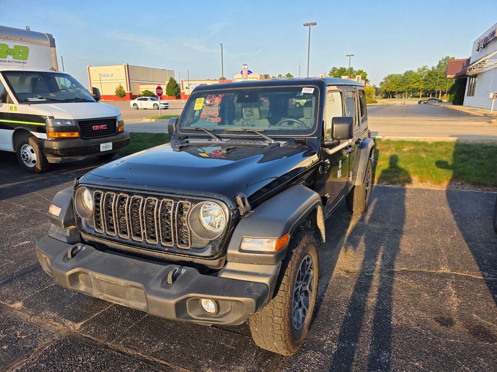 Used 2024 Black Clearcoat Jeep Sport S image 2
