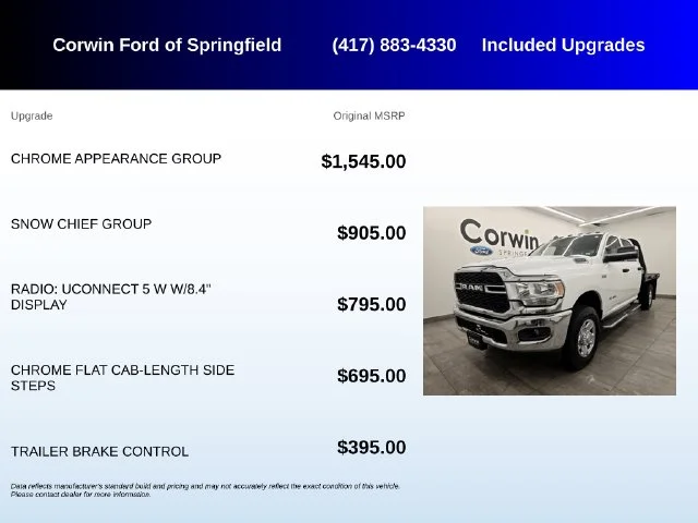 Used 2022 Bright White Clearcoat Ram Tradesman image 5