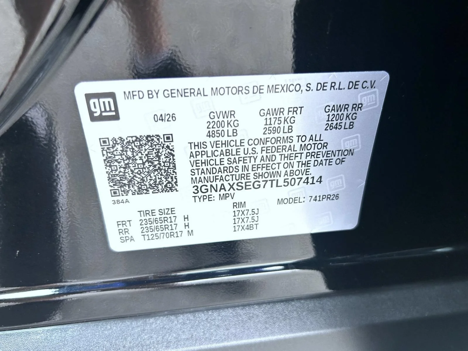 New 2026 Mosaic Black Metallic Chevrolet ACTIV image 27