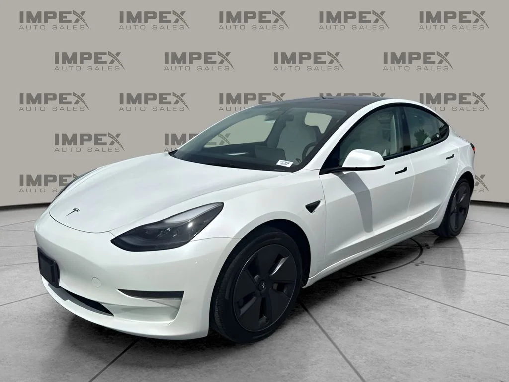 Used 2023 White Tesla Base image 1