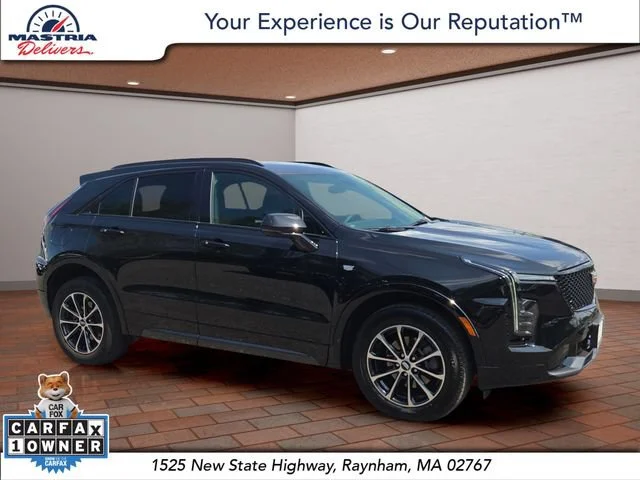 Used 2025 Stellar Black Metallic Cadillac Sport image 1