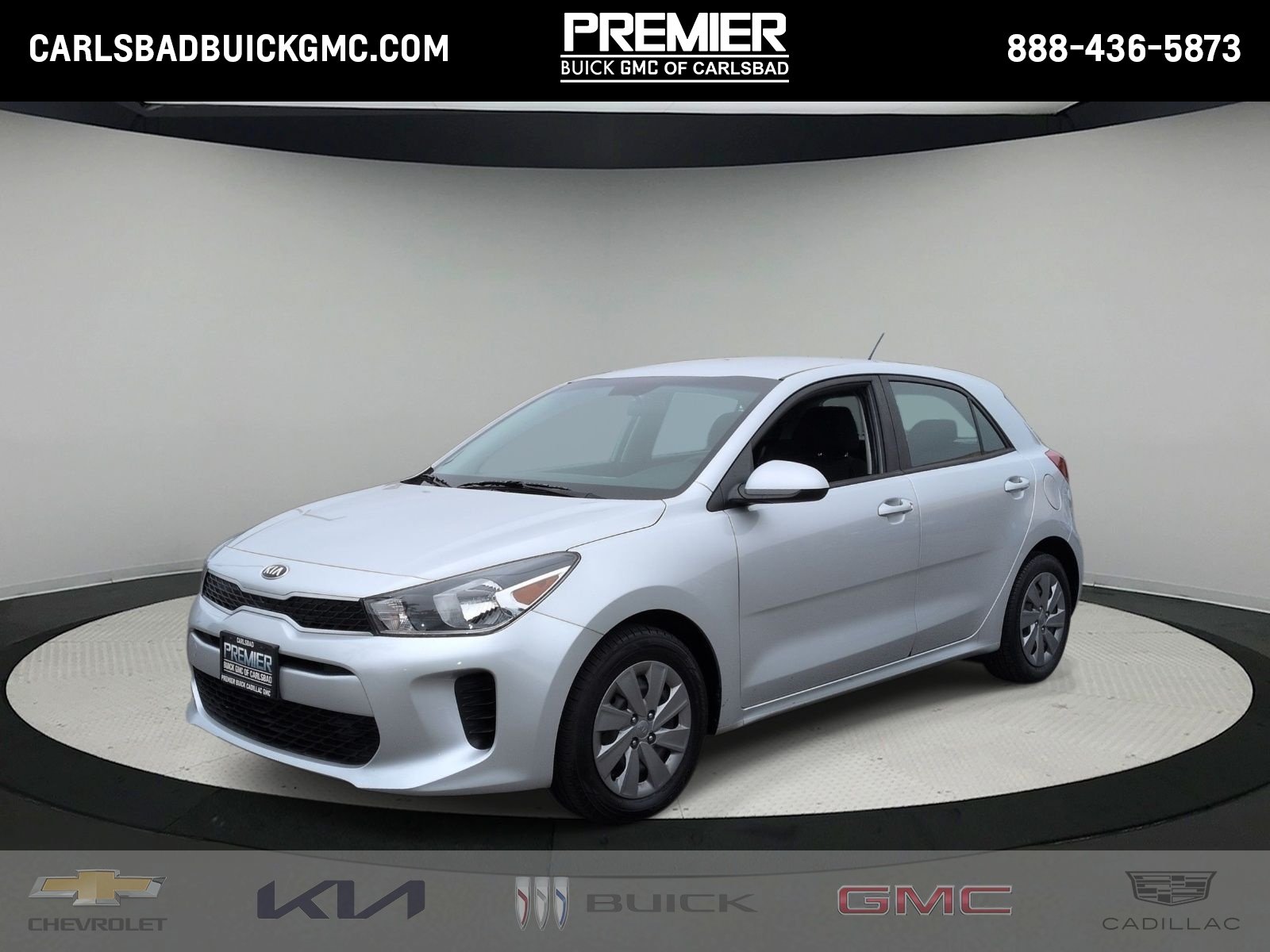 Silver 2020 Kia Rio5 Wagon Front-Wheel Drive 