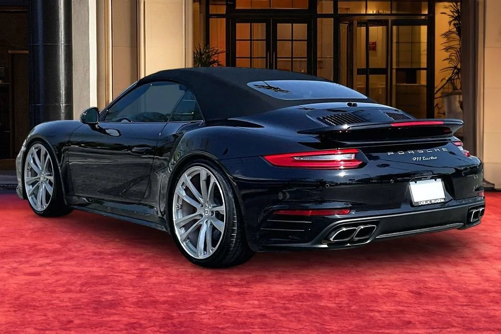 Used 2019 Black Porsche Turbo image 4