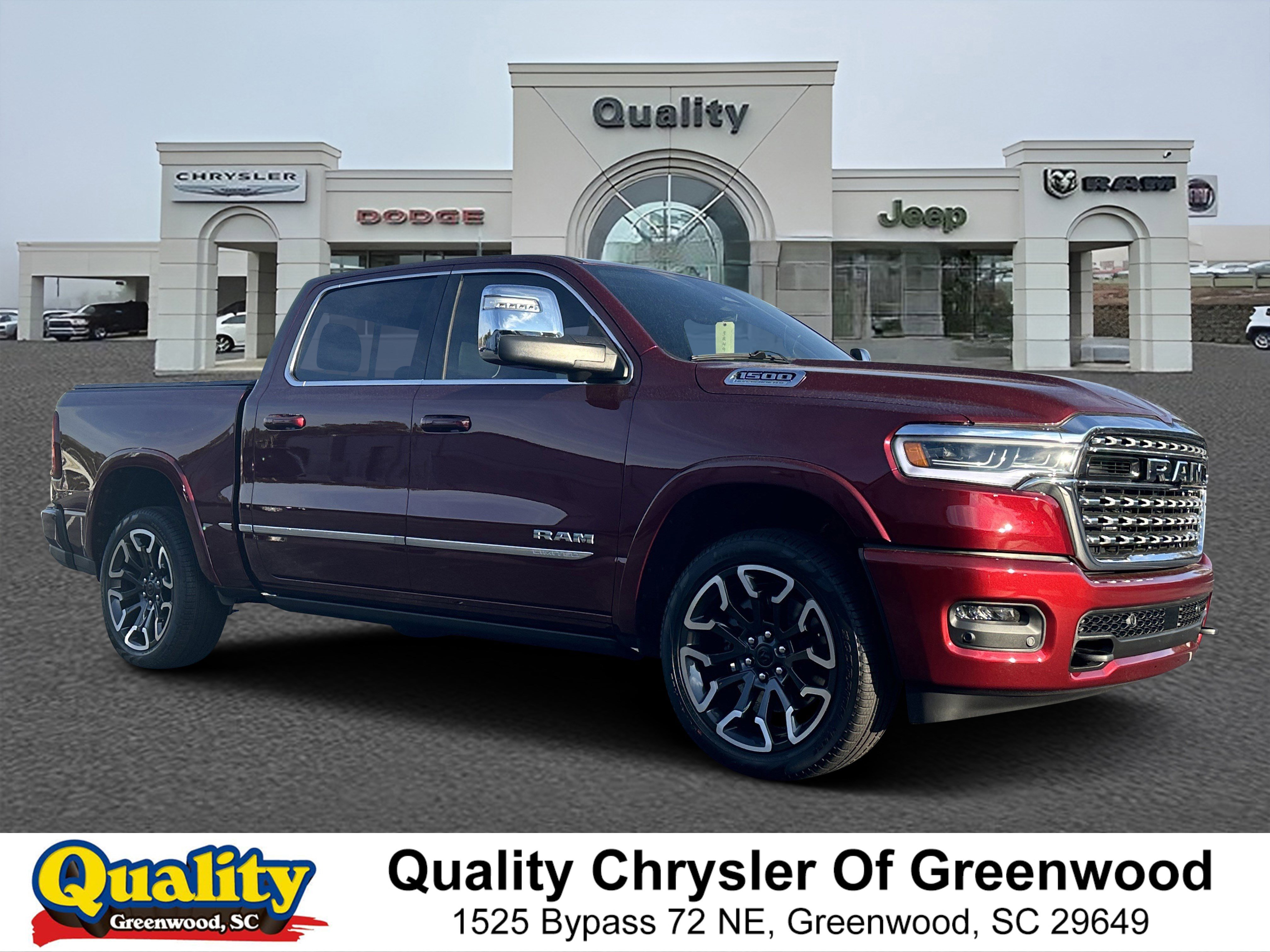 New 2026 Delmonico Red Pearlcoat RAM Limited image 1