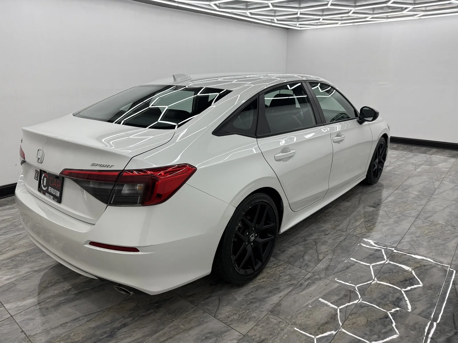 Used 2024 Platinum White Pearl Honda Sport CVT image 7