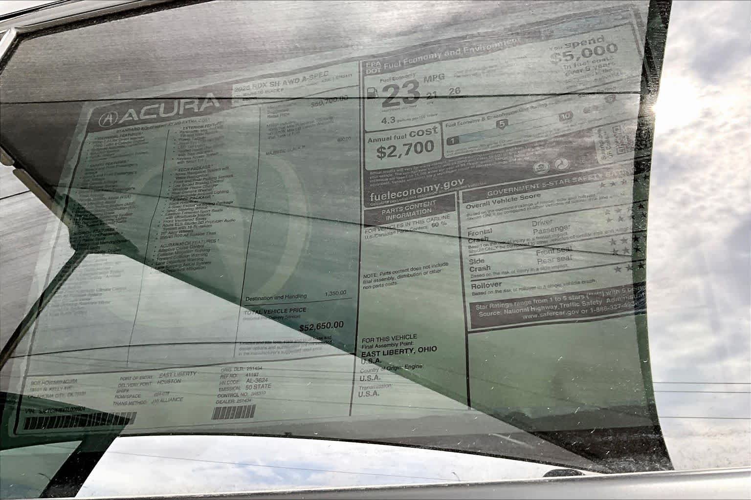 New 2026 Majestic Bla Acura w/A-Spec Package image 20